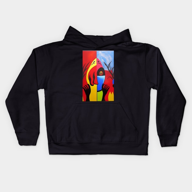 Lone Obligation Kids Hoodie by Psychedeers